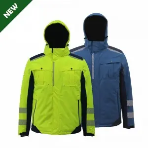 Workwear ivè levit pou gason ak twal èkstansibl